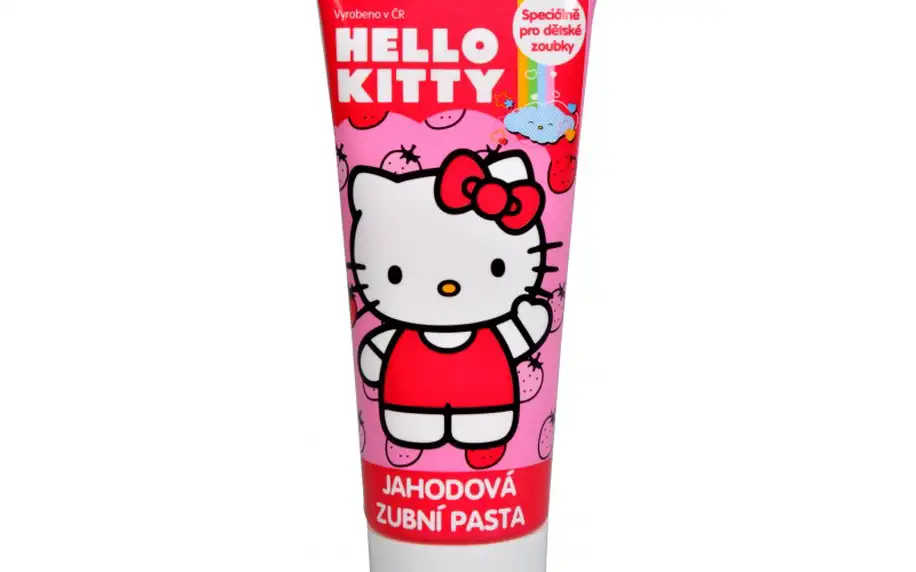 VitalCare Hello Kitty zubní pasta - gel s jahodou příchutí 75 ml
