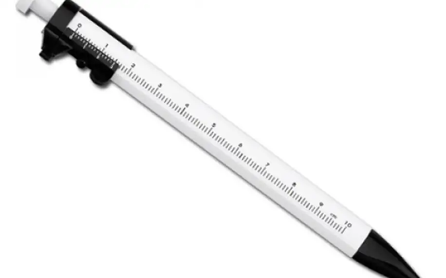 Kuličkové pero s posuvným měřidlem - dodání do 2 dnů
