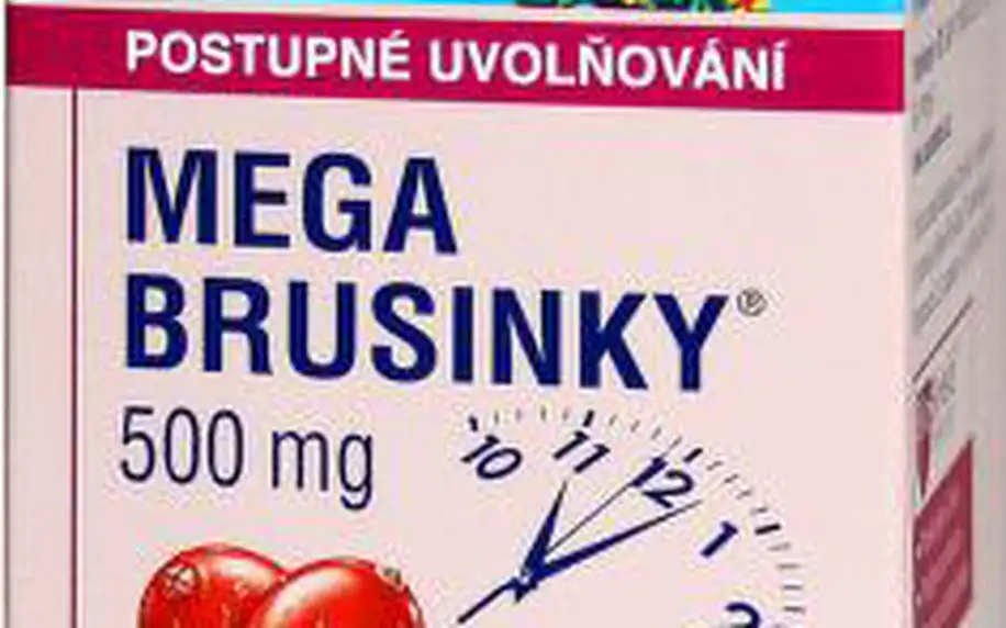 Swiss MEGA BRUSINKY cps.50+10 působí na močové ústrojí a celý organismus