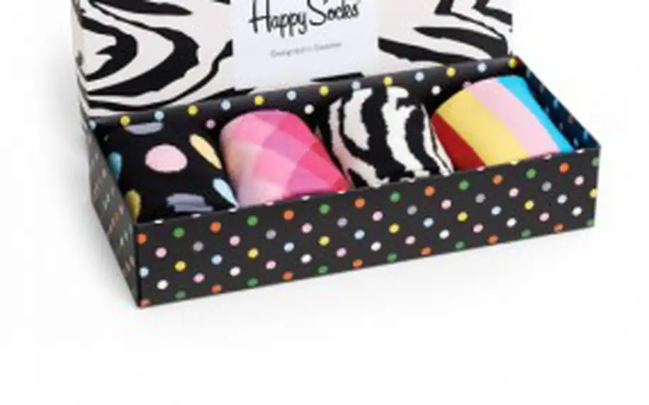 Dárkový komplet ponožek Animal od Happy Socks
