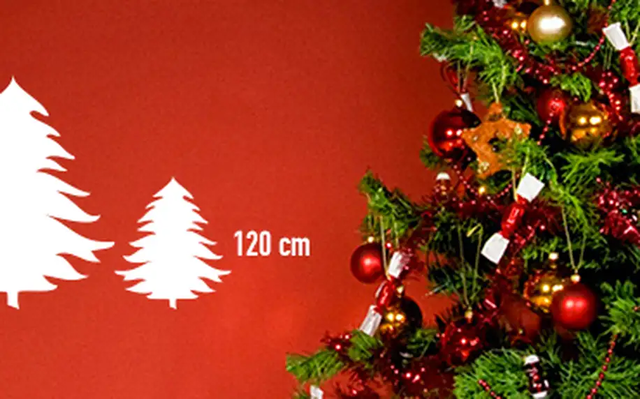 Vánoční umělý stromeček: šetřete přírodu i peněženku! 2 rozměry.