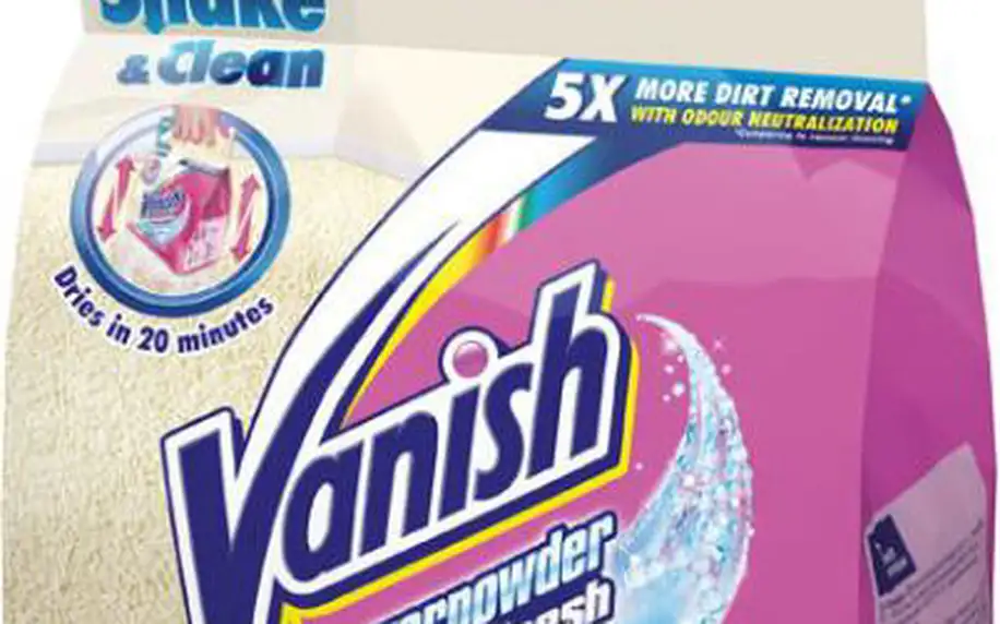 Vanish Prášek na koberce Clean&Fresh 650 g