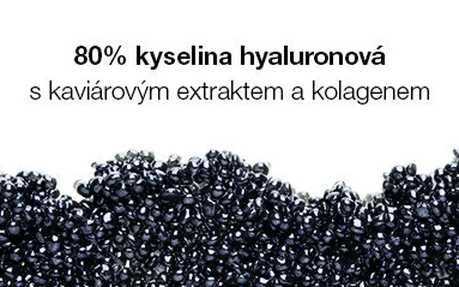 Kyselina hyaluronová s kaviárem a kolagenem - omlazující a vyživující elixír, 30 ml