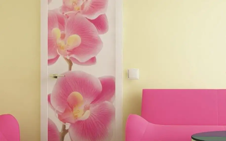 Fototapeta Orchidej růžová 90 x 202 cm, Hornschuch