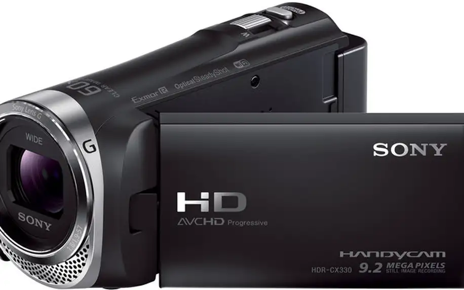 Full HD videokamera se snadným ovládáním Sony HDR-CX330E - HDRCX330EB.CEN