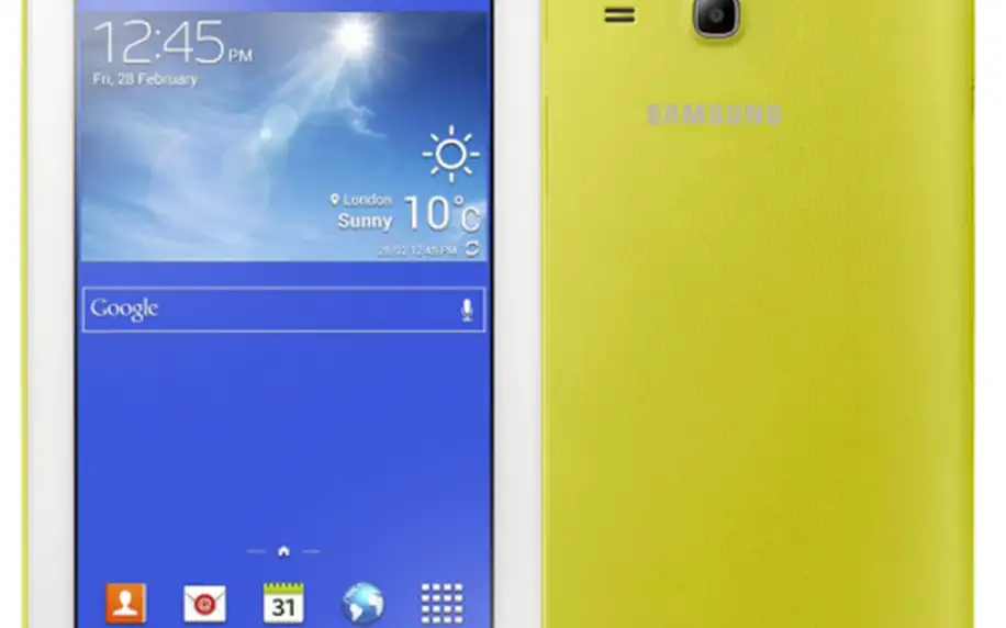 Dotykový tablet Samsung Tab 3 Lite žlutý