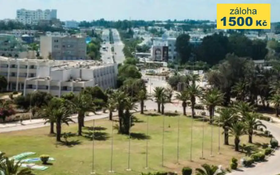 Tunisko, oblast Port El Kantaoui, letecky, polopenze, ubytování v 4* hotelu na 8 dní