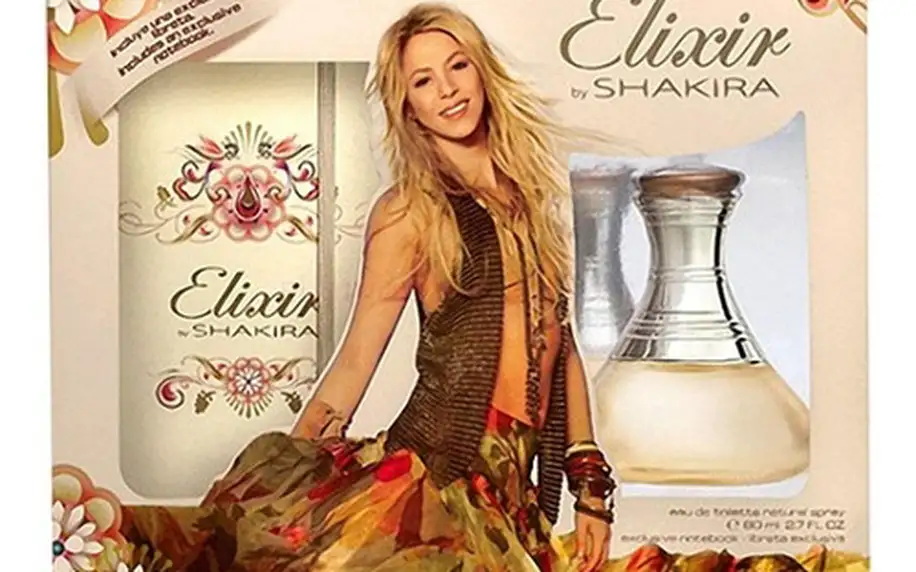 Toaletní voda Shakira Elixir Edt 80ml + zápisník