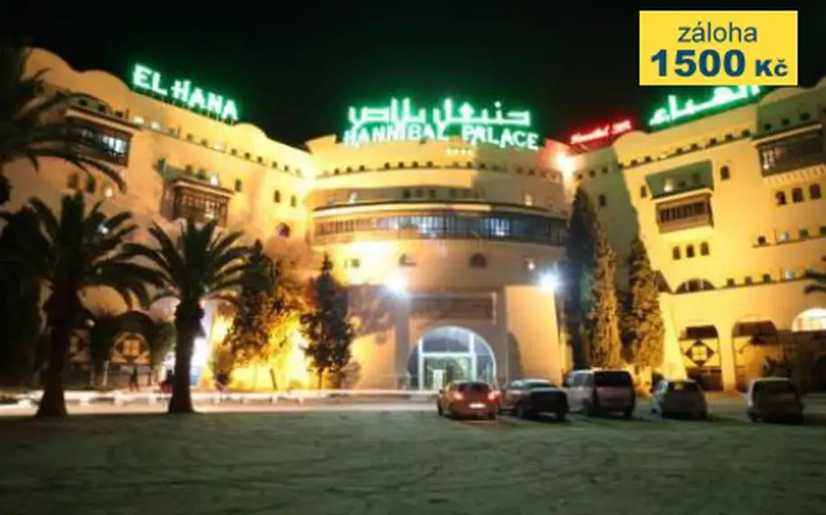 Tunisko, oblast Port El Kantaoui, letecky, polopenze, ubytování v 4* hotelu na 8 dní