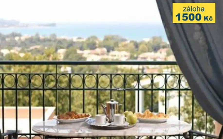 Řecko, oblast Korfu, letecky, snídaně, ubytování v 4* hotelu na 8 dní