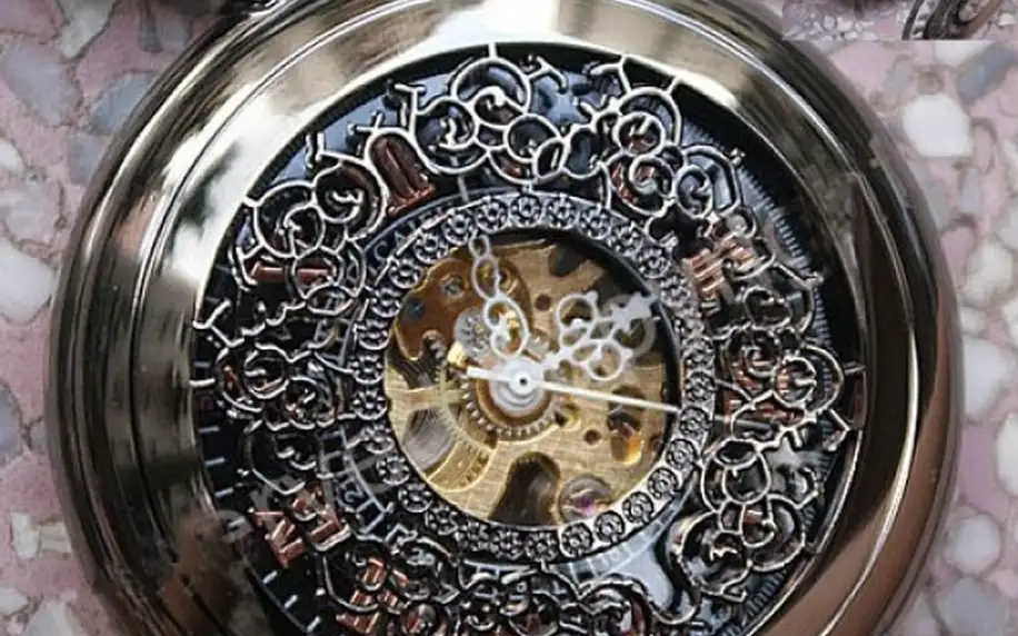 Pánské kapesní hodinky steampunk