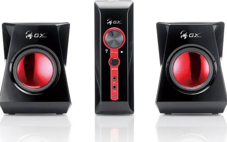 Reproduktory Genius GX Gaming SW-G2.1 1250 (31730980100) černá/červená