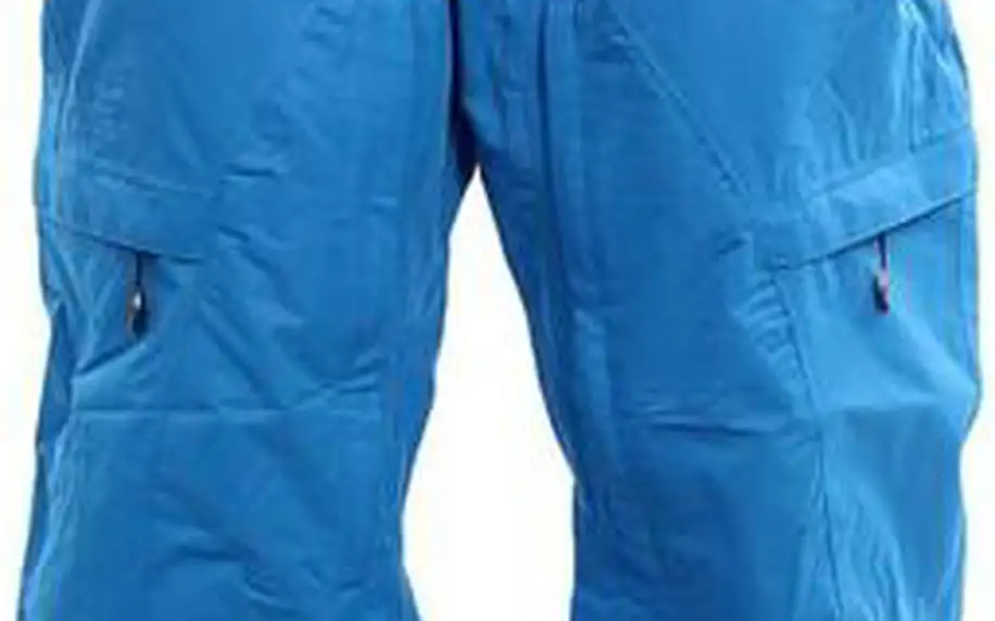 Pánské blankytně modré funkční kalhoty Fundango