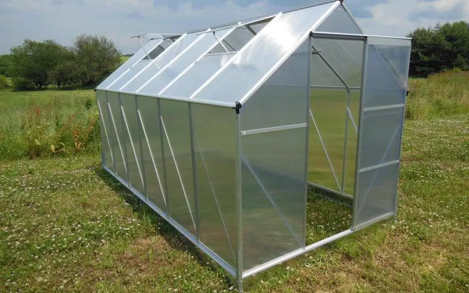 Polykarbonátový skleník LanitGarden Plugin 6×10 set se základnou