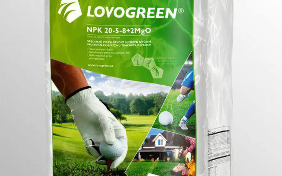 Speciální vícesložkové hnojivo Lovogreen NPK 20–5–8+2MgO