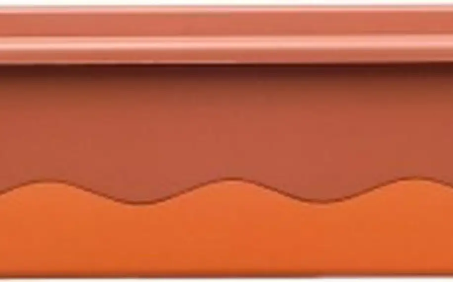 Samozavlažovací truhlík Mareta 60 cm, oranžová
