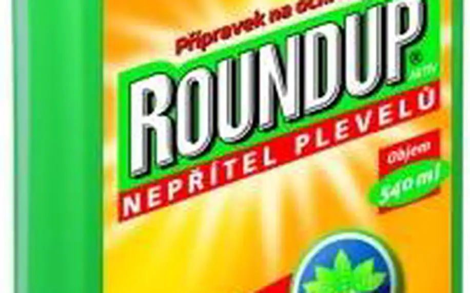 Herbicid Roundup Aktiv 540 ml tekutý koncentrát a vystačí až na 540 m2