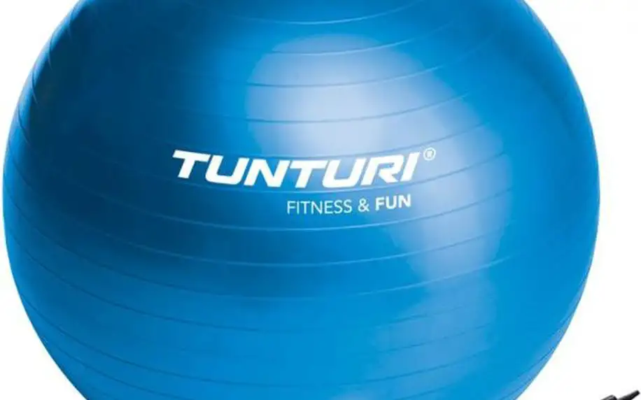 Tunturi Gym Ball 65cm modrý je vhodný pro šetrné procvičení kloubů celého těla