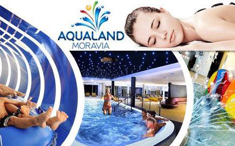 Aqualand Moravia – celodenní vstupy s možností menu