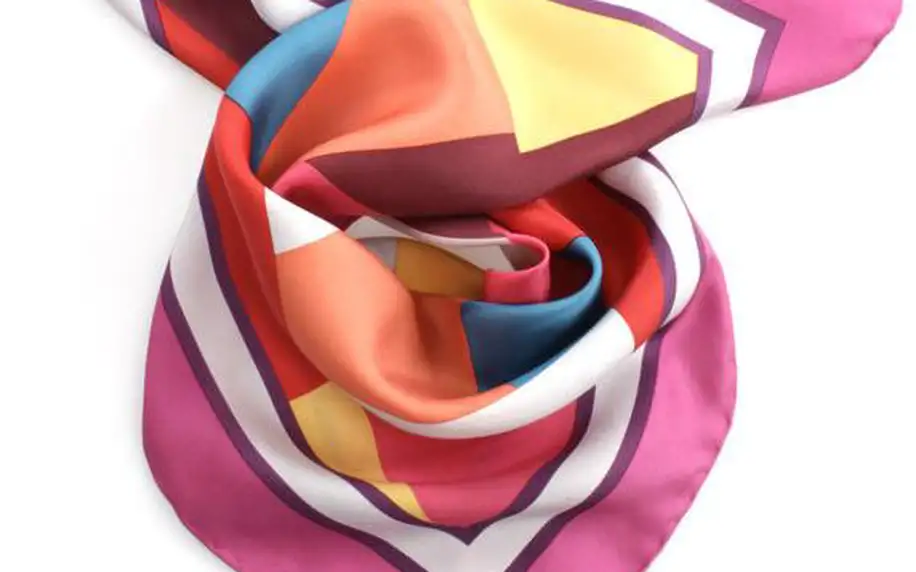 Dámský šátek s barevným vzorem Pietro Filipi