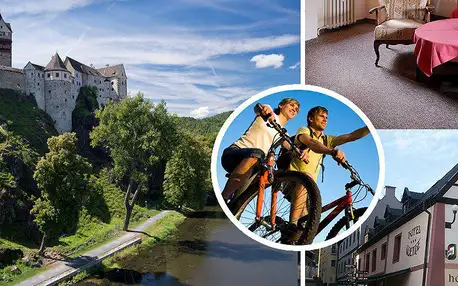 Zažijte romantiku pod středověkým hradem Loket v hotelu Goethe*** s exkluzivní polohou a výbornou kuchyní. Pobyt na 3 nebo 6 dní pro 2 osoby včetně bohaté bufetové snídaně. Cyklostezky podél řeky Ohře a blízký Slavkovský les!