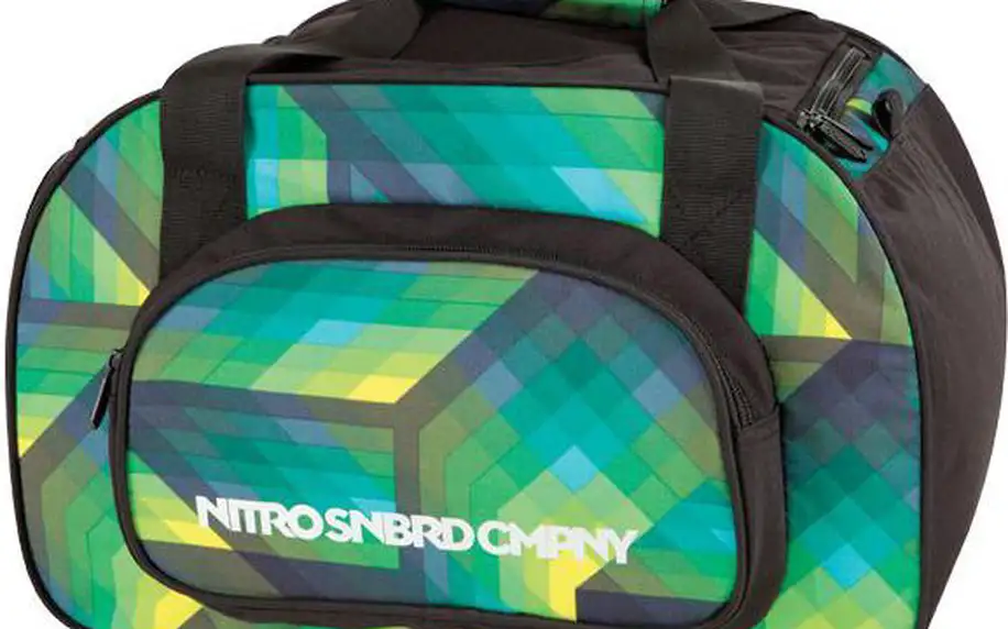 Menší sportovní taška Nitro Duffle Bag XS geo green