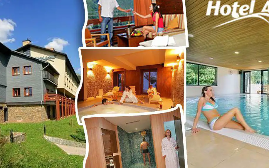 Luxusní wellness pobyt pro 2 osoby na 3 dny v hotelu Adam. Polopenze, bazén, fitness, whirlpool aj.