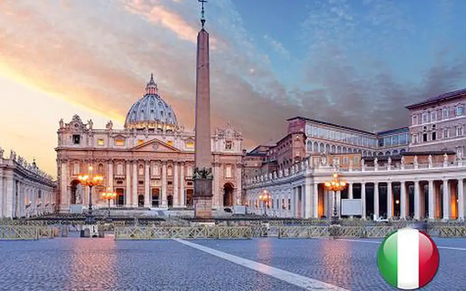 Řím a Vatikán na 4 dny s ubytováním a snídaní