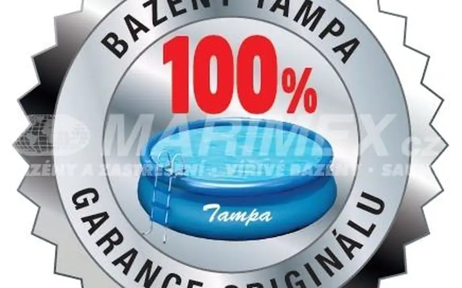 Marimex Bazén Tampa ovál 3,66x6,10x1,22 m s kartušovou filtrací - 10340018 + doprava ZDARMA