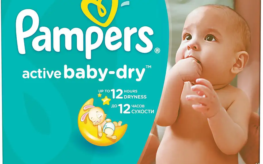 Ušetřete za plenky: Pampers Active Baby 3 midi za úžasnou cenu