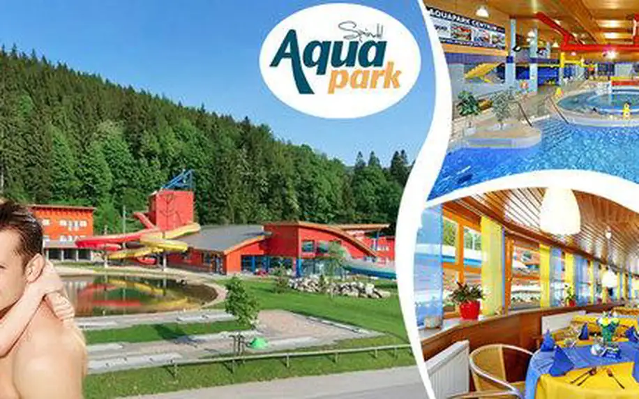 Tři dny v Aquaparku Špidlerův Mlýn pro rodinu či pár