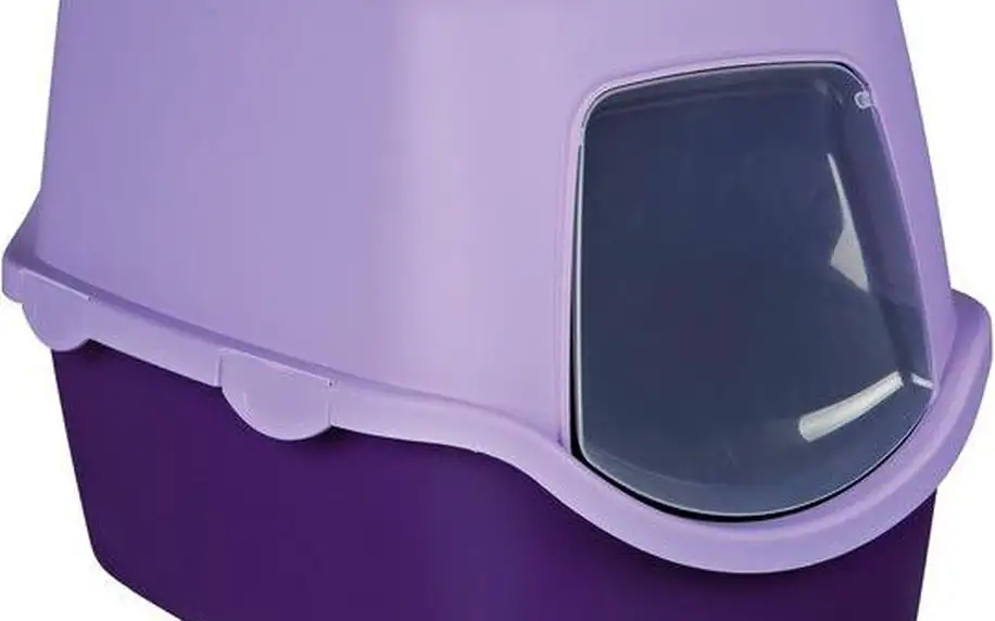 Trixie WC VICO kryté s dvířky fialová