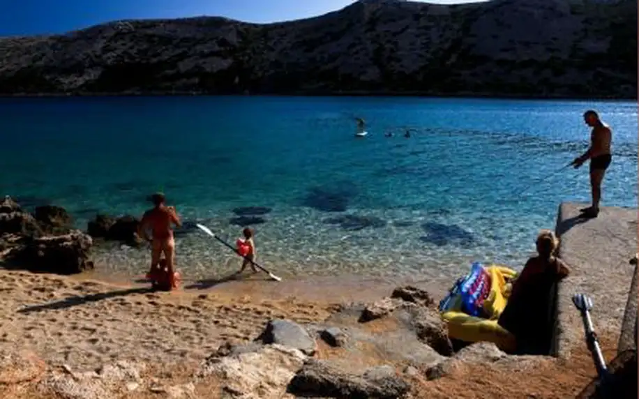 Chorvatsko, oblast Rab, doprava vlastní, bez stravy na 8 dní