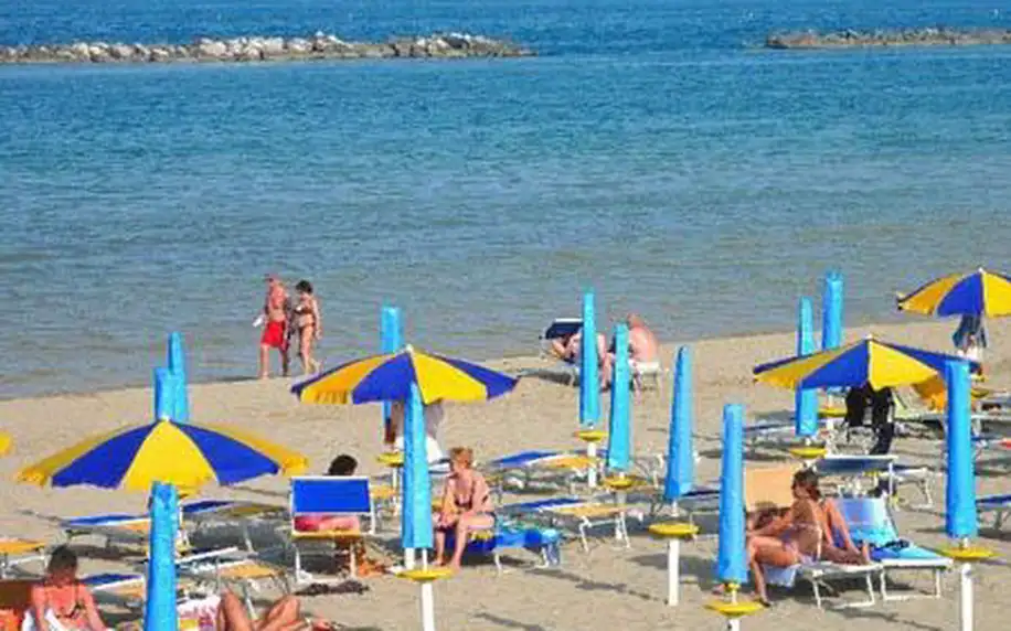 Dovolená v Itálii - Lido Adriano na 8 dní přímo u pláže