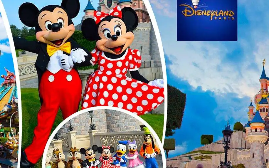 4-denní pohádkový zájezd do Disneylandu a Paříže pro nejmenší i dospělé s ubytováním v hotelu!