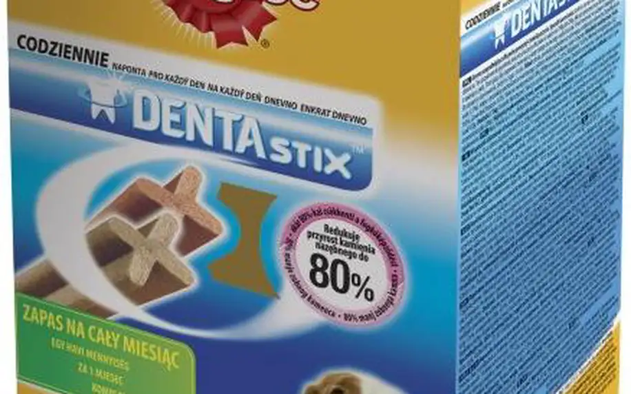Dentální péče Pedigree Denta Stix medium pack 28 ks