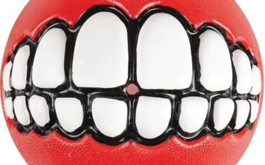 ROGZ GRINZ míček se zuby červený 6,5 cm