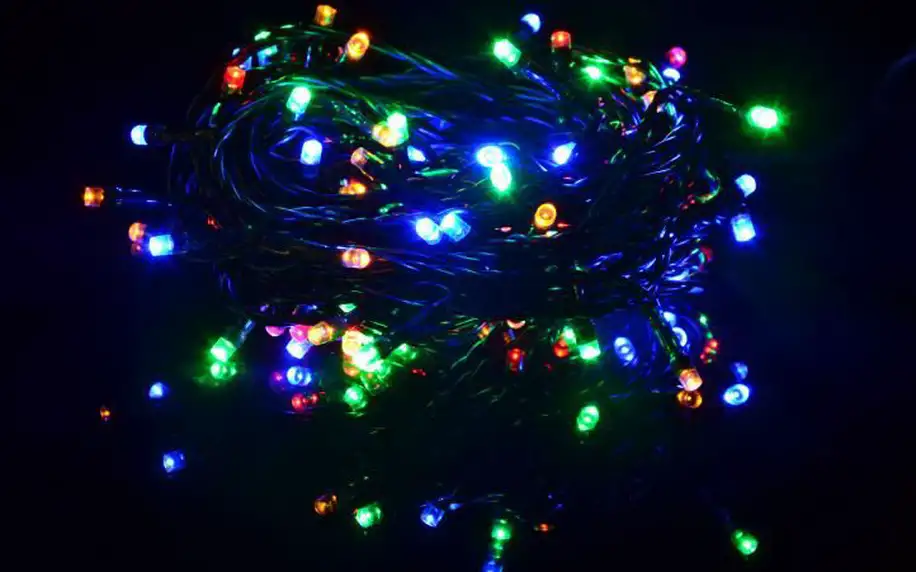 Vánoční LED osvětlení 40 m - barevné, 400 diod