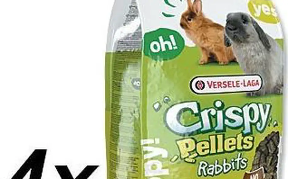 Versele-Laga Crispy pelety pro králíky 4 x 2kg