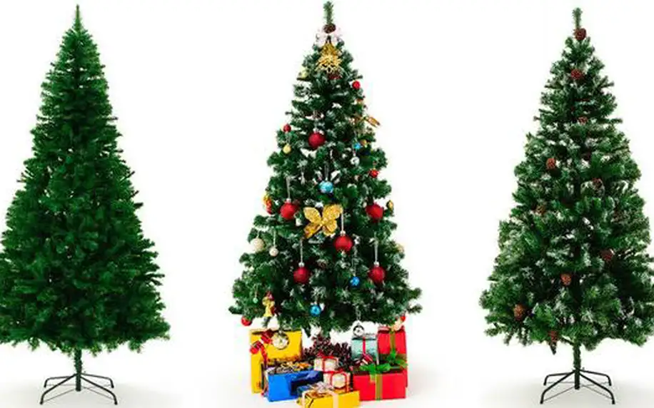 Umělé vánoční stromečky jako živé