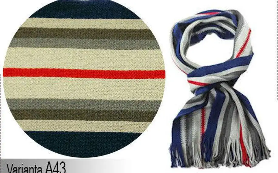 Pánské pletené šály – výběr z 19 barev