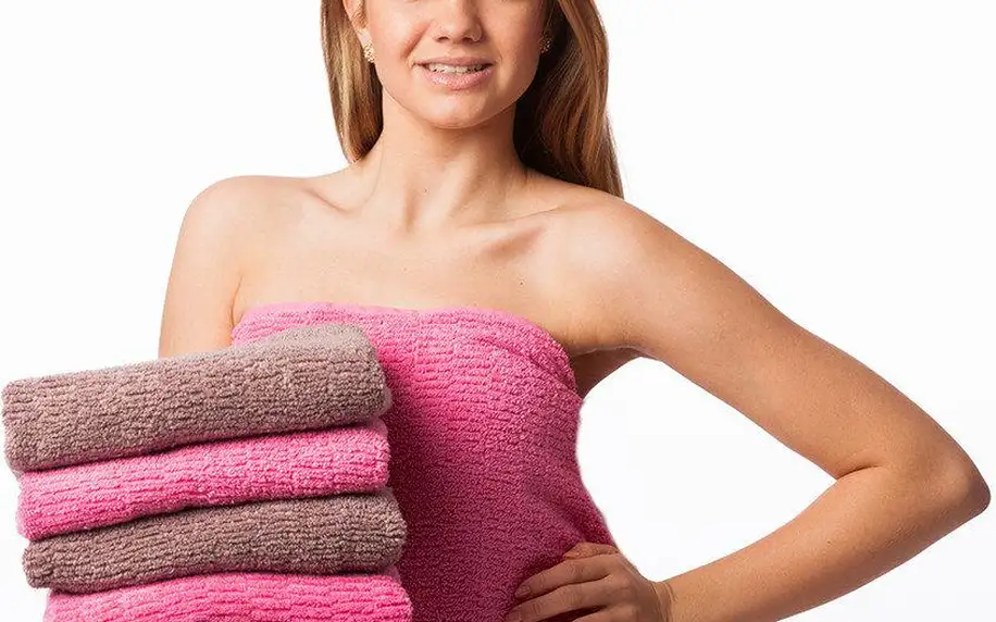 Nadýchané jemné bavlněné osušky a ručníky