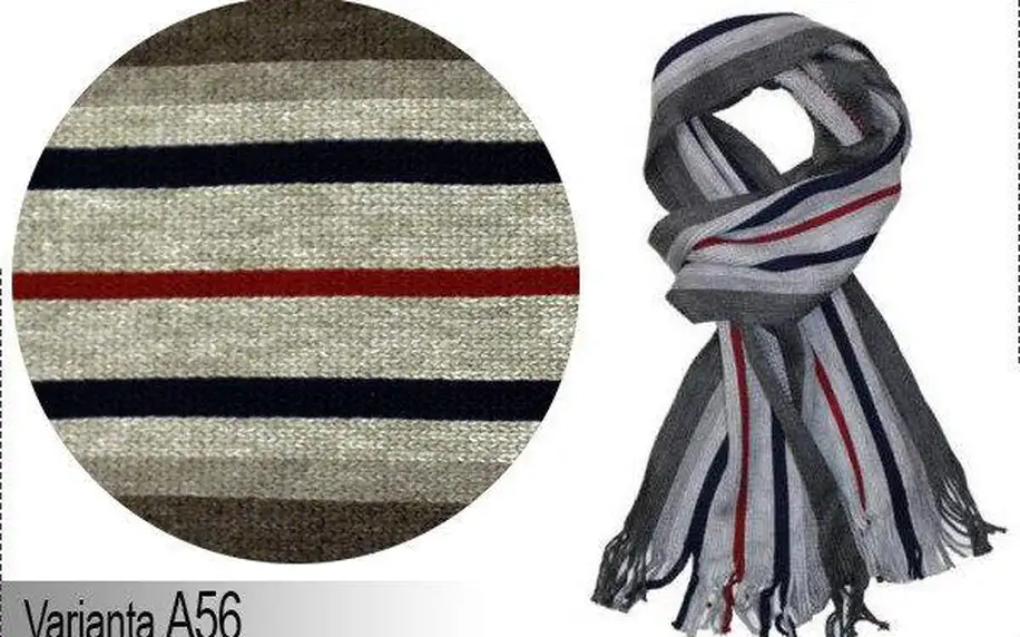 Pánské pletené šály – výběr z 19 barev
