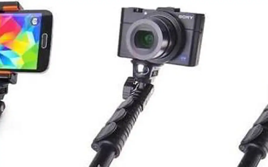 Selfie tyč s bluetooth dálkovým ovladačem