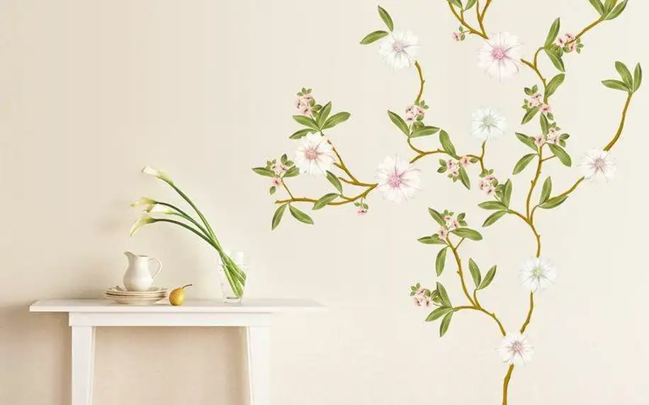 Samolepka Ambiance Flowering Magnolia, 110 cm