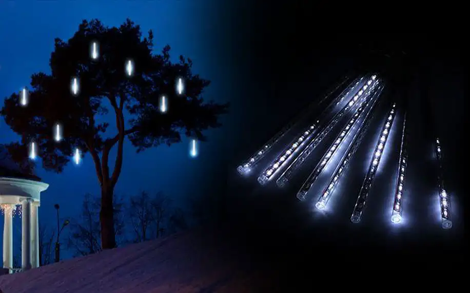 Vánoční LED ozdoba – padající světlo