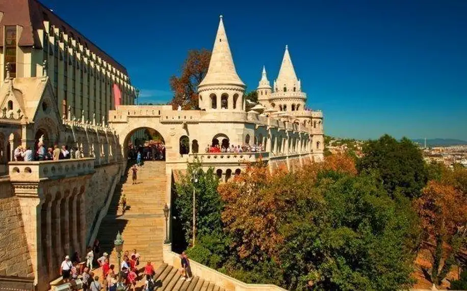 Budapešť se snídaní, bazénem a lázněmi