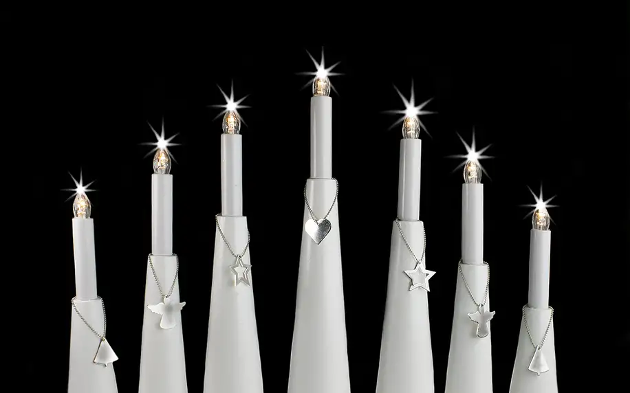 Vánoční elektrické LED svícny X-Mas Light velké