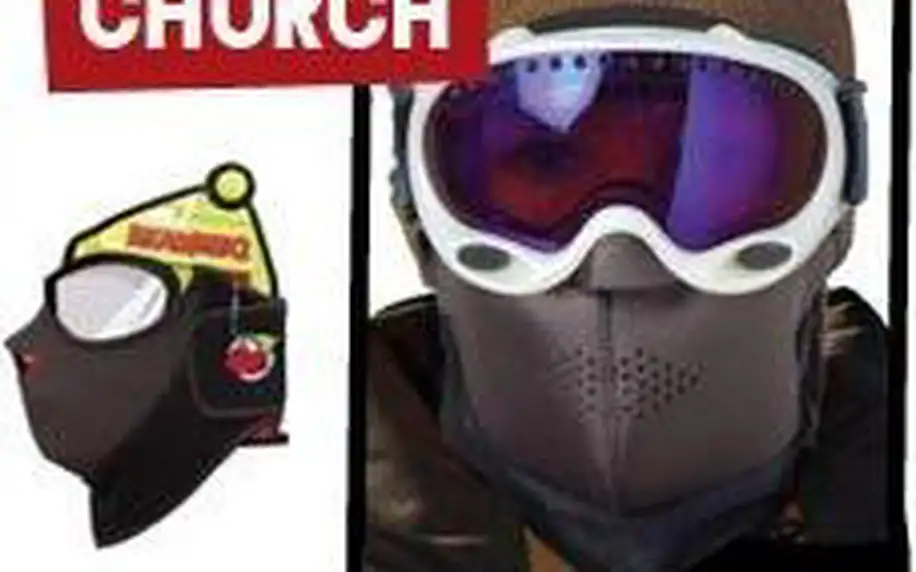 Humorné lyžařské a snowboardové masky