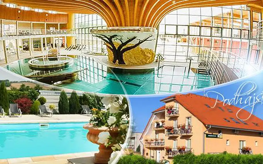 Slovensko - Podhájska na 3 až 6 dní s polopenzí pro dva, neomezeně bazén s mořskou vodou a sleva na wellness!